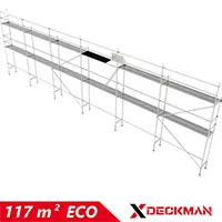 117 m2 ECO acél padlós homlokzati állvány | DECKMAN
