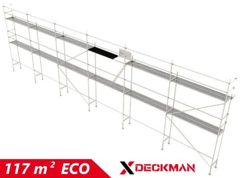 117 m2 ECO acél padlós homlokzati állvány | DECKMAN