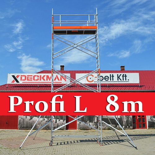 Deckman Profi L guruló állvány 8m munkamagasság
