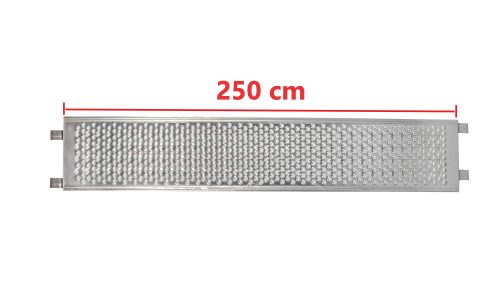 Deckman állvány acél palló - trepni 30x250cm (horganyzott acél)